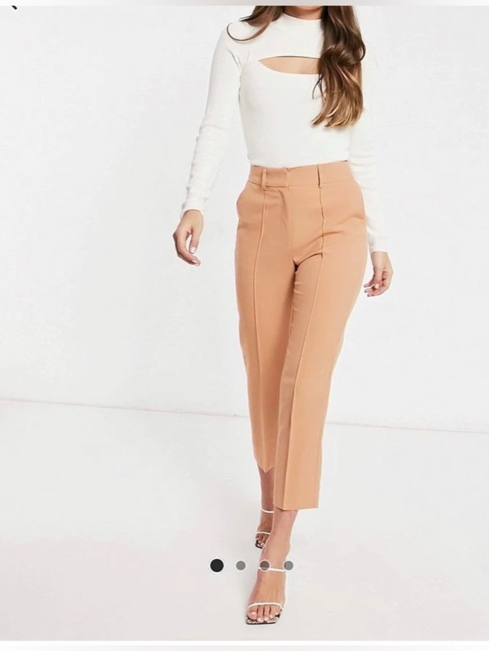 ASOS DESIGN Tailored Smart Mix & Match Cigarette Suit Trousers Tailored